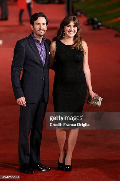 Peter Sollett and a guest attend the red carpet for 'Freeheld' during the 10th Rome Film Fest on October 18, 2015 in Rome, Italy.
