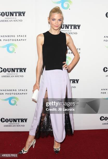 Jaime King attends the Annenberg Space for Photography Opening Celebration for 'Country, Portraits of an American Sound' at the Annenberg Space for...