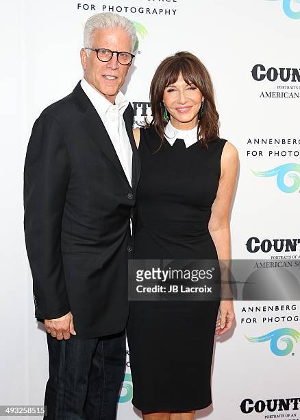 Mary Steenburgen and Ted Danson attend the Annenberg Space for Photography Opening Celebration for 'Country, Portraits of an American Sound' at the...