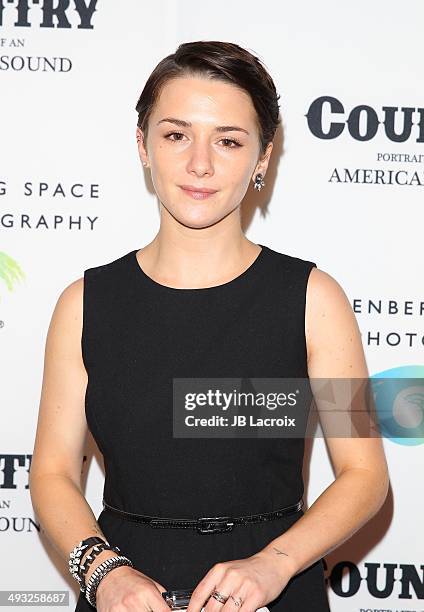 Addison Timlin attends the Annenberg Space for Photography Opening Celebration for 'Country, Portraits of an American Sound' at the Annenberg Space...