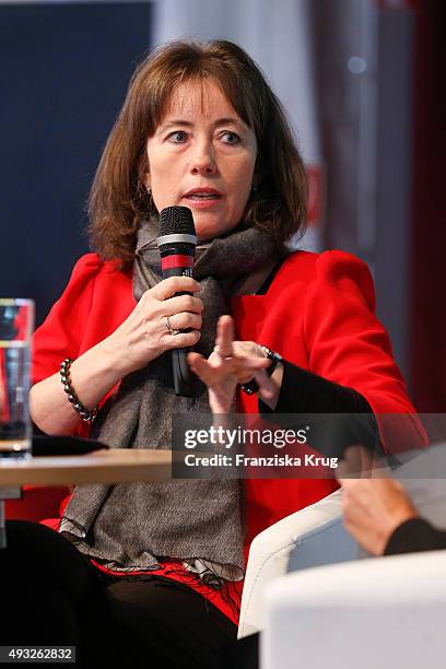 Charlotte Link attends the BRIGITTE LIVE at Frankfurt Book Fair 2015 on October 18, 2015 in Frankfurt am Main, Germany.