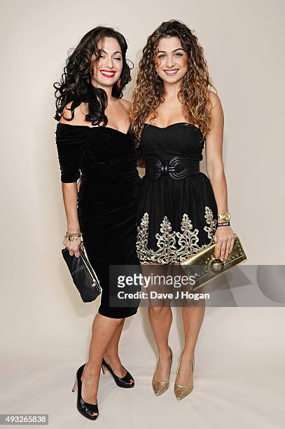 Tonia Buxton and Antigoni Buxton attend the Amy Winehouse Foundation Gala at The Savoy Hotel on October 15, 2015 in London, England.