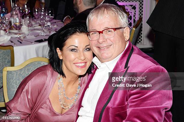 Jessie Wallace and Christopher Biggins attend the Amy Winehouse Foundation Gala at The Savoy Hotel on October 15, 2015 in London, England.