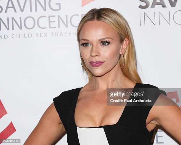 Writer Julie Solomon attends the 4th Annual Saving Innocence Gala at SLS Hotel on October 17, 2015 in Beverly Hills, California.