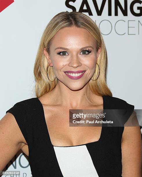 Writer Julie Solomon attends the 4th Annual Saving Innocence Gala at SLS Hotel on October 17, 2015 in Beverly Hills, California.
