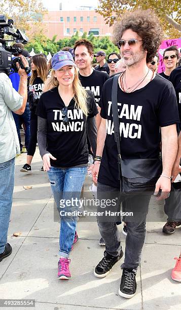 Actress Renée Zellweger and Doyle Bramhall attend the Nanci Ryder's "Team Nanci" At The 13th Annual LA County Walk To Defeat ALS at Exposition Park...