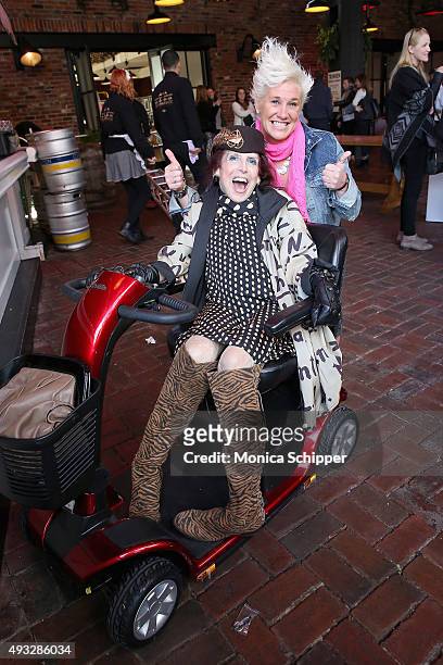 Chef Anne Burrell attends The Lobster Place Presents Oyster Bash Hosted by Anne Burrell, partoOf LOCAL Presented By Delta Air Lines, during Food...