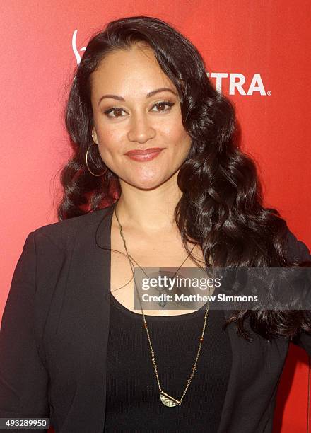 Actress Samantha Esteban attends the 8th annual Action Icon Awards at Sheraton Universal on October 18, 2015 in Universal City, California.