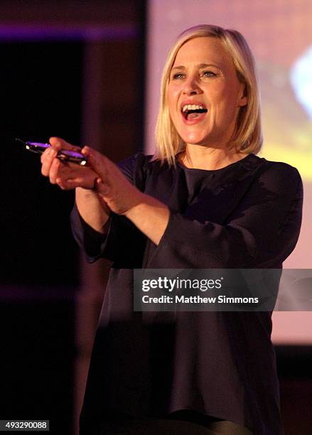 Actress Patricia Arquette attends the 8th annual Action Icon Awards at Sheraton Universal on October 18, 2015 in Universal City, California.