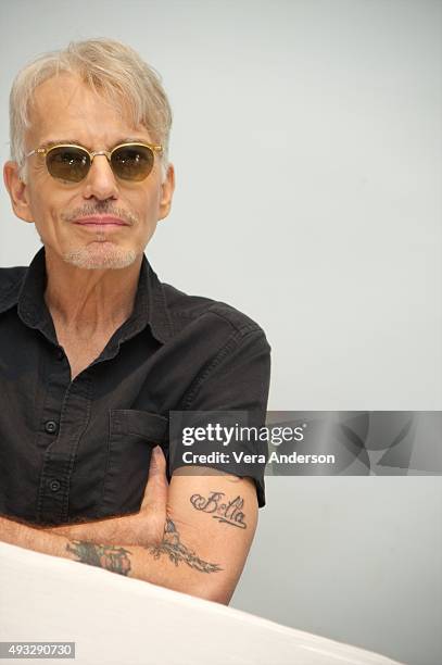 Billy Bob Thornton at the "Our Brand Is Crisis" Press Conference at the Four Seasons Hotel on October 17, 2015 in Beverly Hills, California.