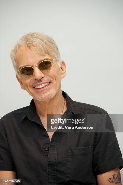 Billy Bob Thornton at the "Our Brand Is Crisis" Press Conference at the Four Seasons Hotel on October 17, 2015 in Beverly Hills, California.