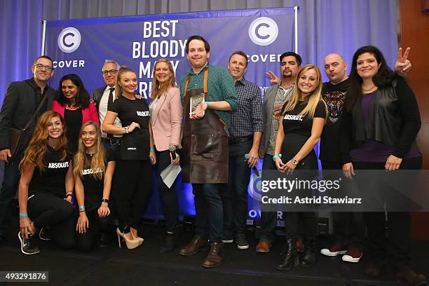 Ted Allen, Maneet Chauhan, Geoffrey Zakarian, guest, Amanda Freitag, Josh Pearson, Marc Murphy, Aaron Sanchez, guest, Chris Santos and Alex...