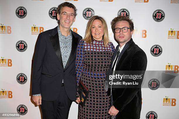 Brooke Hammerling and guests attend the 4th Annual Mario Batali Foundation Dinner honoring Gretchen Witt at Del Posto Ristorante on October 18, 2015...