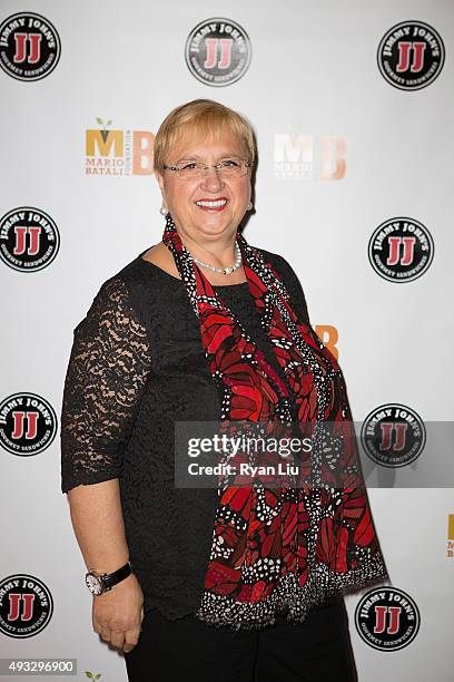 Lidia Bastianich attends the 4th Annual Mario Batali Foundation Dinner honoring Gretchen Witt at Del Posto Ristorante on October 18, 2015 in New York...
