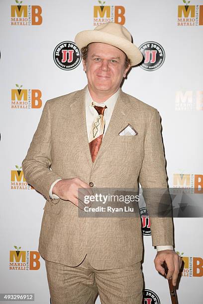 John C. Reilly attends the 4th Annual Mario Batali Foundation Dinner honoring Gretchen Witt at Del Posto Ristorante on October 18, 2015 in New York...