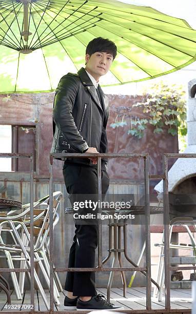 Jo Hyun-jae poses for photographs on October 6, 2015 in Seoul, South Korea.