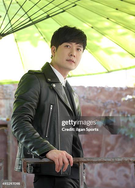 Jo Hyun-jae poses for photographs on October 6, 2015 in Seoul, South Korea.