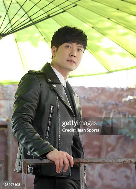 Jo Hyun-jae poses for photographs on October 6, 2015 in Seoul, South Korea.