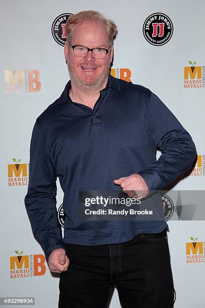 Actor, comedian, voice-over artist, and author Jim Gaffigan attends the 4th Annual Mario Batali Foundation dinner honoring Gretchen Witt at Del Posto...