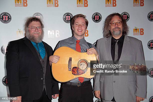 Kevin Gills, Billy Strings and Don Julin attend the 4th Annual Mario Batali Foundation dinner honoring Gretchen Witt at Del Posto Ristorante on...