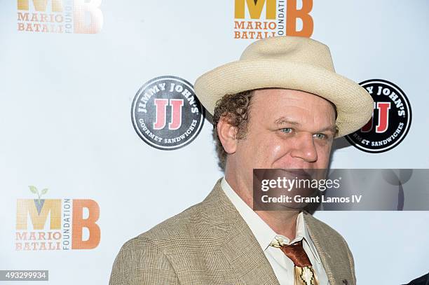 John C. Reilly attends the 4th Annual Mario Batali Foundation dinner honoring Gretchen Witt at Del Posto Ristorante on October 18, 2015 in New York...