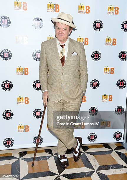 John C. Reilly attends the 4th Annual Mario Batali Foundation dinner honoring Gretchen Witt at Del Posto Ristorante on October 18, 2015 in New York...