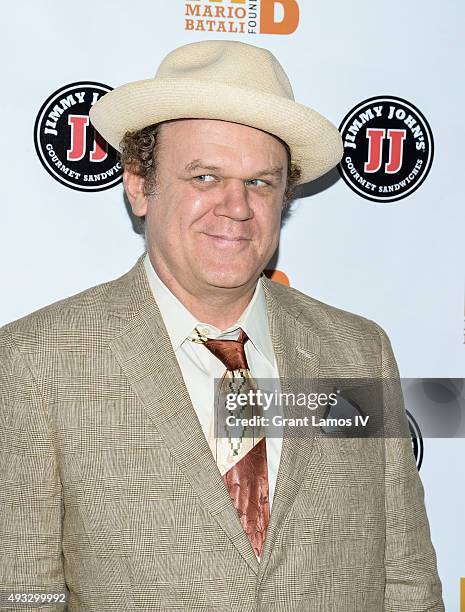 John C. Reilly attends the 4th Annual Mario Batali Foundation dinner honoring Gretchen Witt at Del Posto Ristorante on October 18, 2015 in New York...