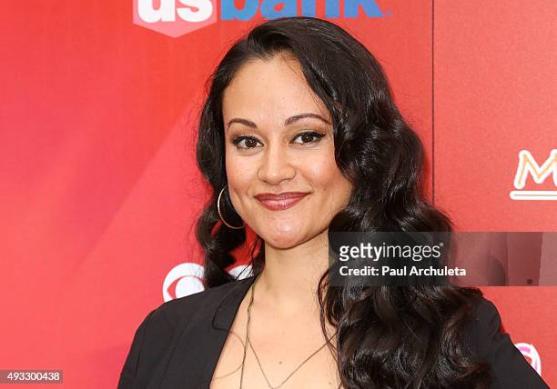 Actress Samantha Esteban attends the 8th Annual Action Icon Awards at Sheraton Universal on October 18, 2015 in Universal City, California.