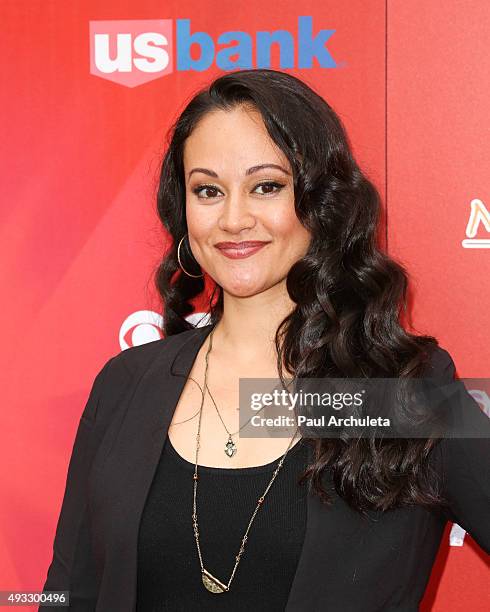 Actress Samantha Esteban attends the 8th Annual Action Icon Awards at Sheraton Universal on October 18, 2015 in Universal City, California.