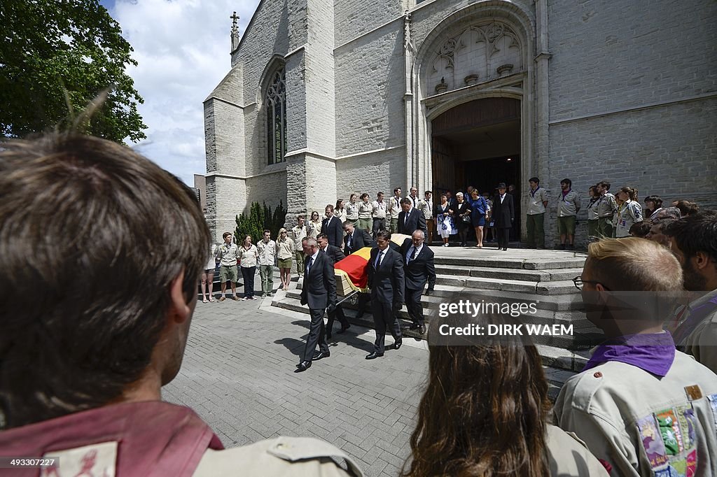 BELGIUM-POLITICS-DEHAENE-FUNERAL