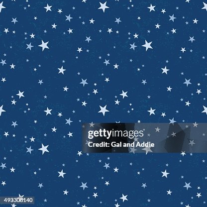 Seamless pattern with starry night sky Seamless pattern with starry night sky