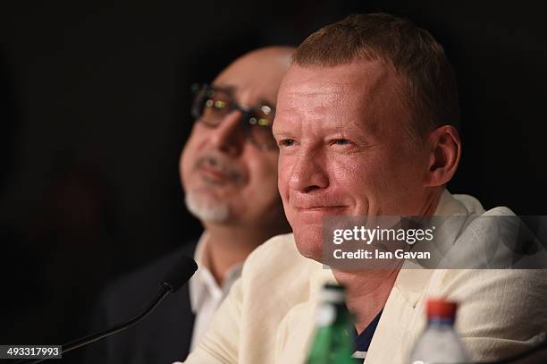 Actor Aleksey Serebryakov attends the "Leviathan" press conference at the 67th Annual Cannes Film Festival on May 23, 2014 in Cannes, France.