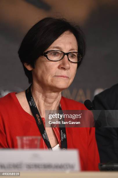 Odile Melnik-Ardin attends the "Leviathan" press conference at the 67th Annual Cannes Film Festival on May 23, 2014 in Cannes, France.