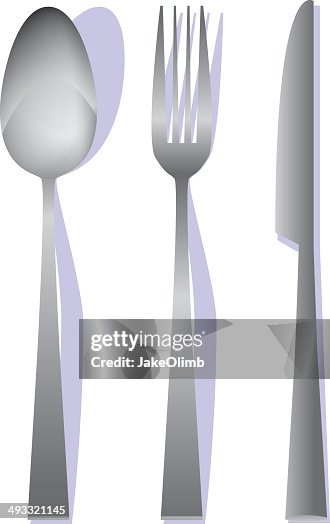 Silverware High-Res Vector Graphic - Getty Images