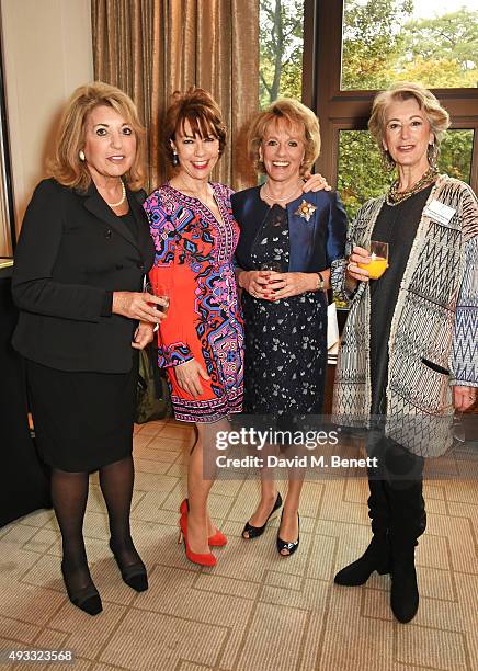 Eve Pollard, Kathy Lette, Esther Rantzen and Maureen Lipman attend the Women of the Year lunch and awards at the InterContinental Park Lane Hotel on...