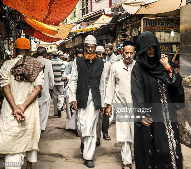people in ajmer rajasthan india - islam stock pictures, royalty-free photos & images