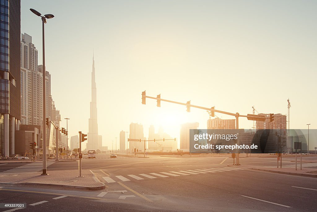 Dubai Burj Khalifa sunrise