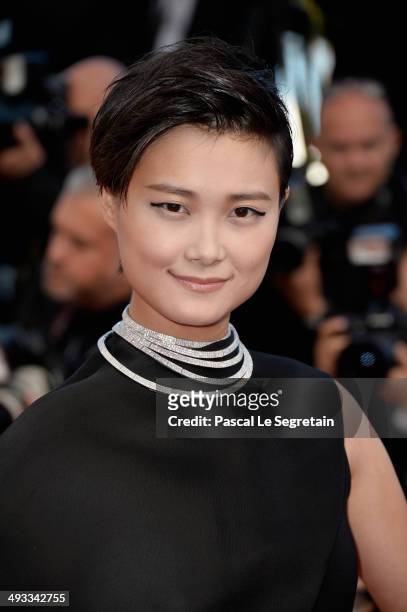 Li Yuchun attends the "Clouds Of Sils Maria" premiere during the 67th Annual Cannes Film Festival on May 23, 2014 in Cannes, France.