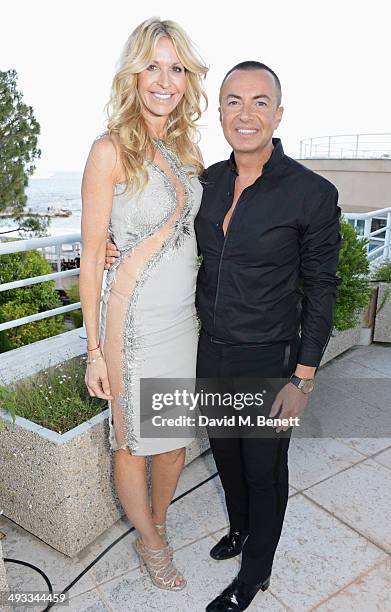 Melissa Odabash and Julien Macdonald attend the Amber Lounge 2014 Gala at Le Meridien Beach Plaza Hotel on May 23, 2014 in Monaco, Monaco.