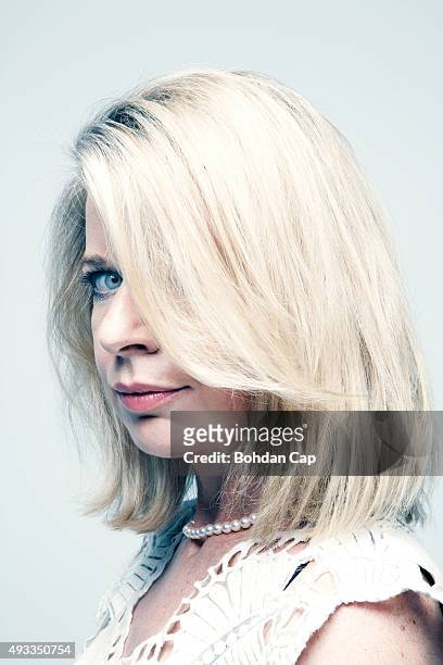 Columnist Katie Hopkins is photographed for the Guardian on June 19, 2015 in London, England.