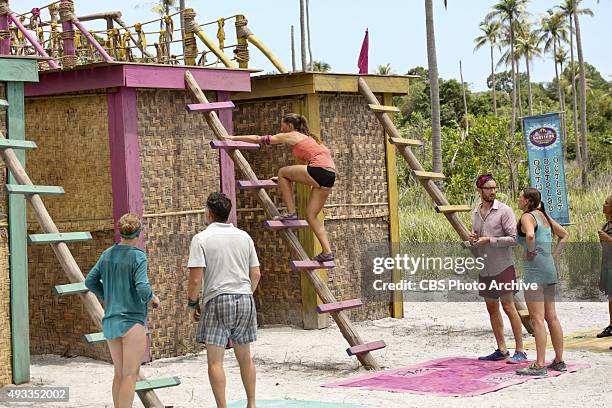 Snake In The Grass" - Kass McQuillen, Terry Deitz, Kelly Wiglesworth, Stephen Fishbach and Kimmi Kappenberg during the fifth episode of SURVIVOR,...