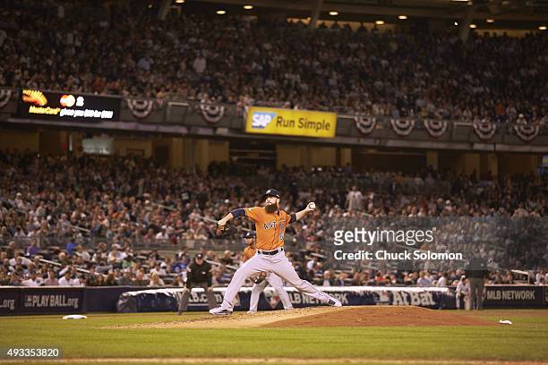 Wild Card Game: Houston Astros Dallas Keuchel in action, pitching vs New York Yankees at Yankee Stadium. Bronx, NY 10/6/2015 CREDIT: Chuck Solomon
