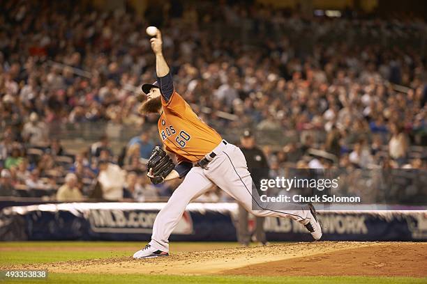 Wild Card Game: Houston Astros Dallas Keuchel in action, pitching vs New York Yankees at Yankee Stadium. Bronx, NY 10/6/2015 CREDIT: Chuck Solomon