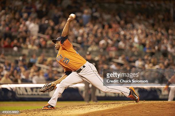 Wild Card Game: Houston Astros Tony Sipp in action, pitching vs New York Yankees at Yankee Stadium. Bronx, NY 10/6/2015 CREDIT: Chuck Solomon