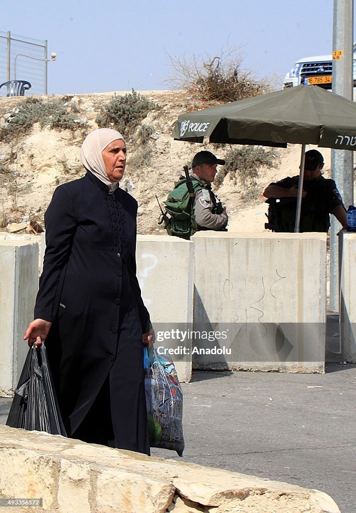 Israeli police check ID's in east Jerusalem