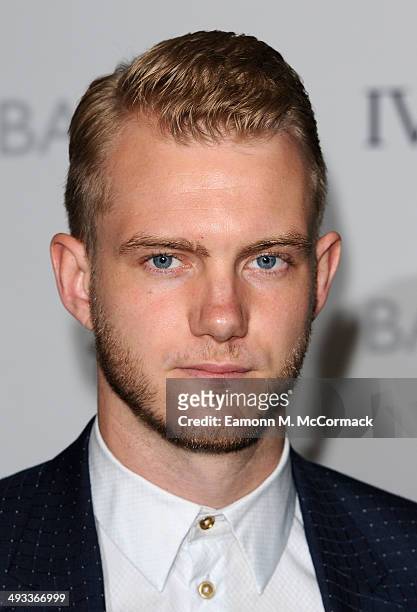 Ed Drewett attends the Ivor Novello Awards at The Grosvenor House Hotel on May 22, 2014 in London, England.