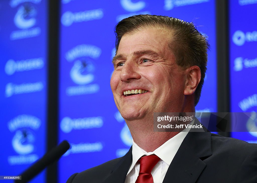Vancouver Canucks announce Jim Benning as General Manager