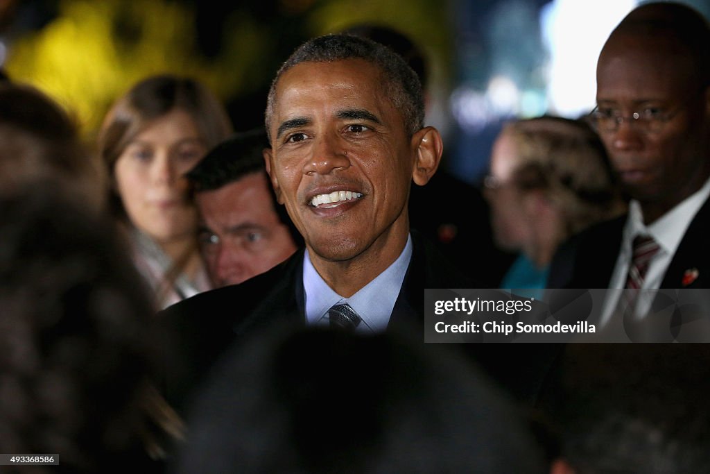 President Obama Hosts Astronomy Night For Students On White House South Lawn