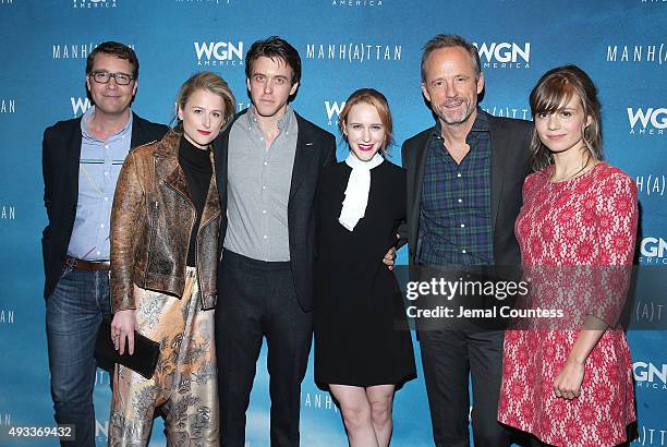 Writer/executive producer Sam Shaw, actors Mamie Gummer, Ashley Zuckerman, Rachel Brosnahan, John Benjamin Hickey and Katja Herbers attend the 11th...