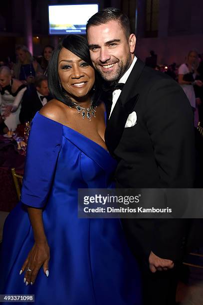 Patti LaBelle and Rubin Singer attend Angel Ball 2015 hosted by Gabrielle's Angel Foundation at Cipriani Wall Street on October 19, 2015 in New York...
